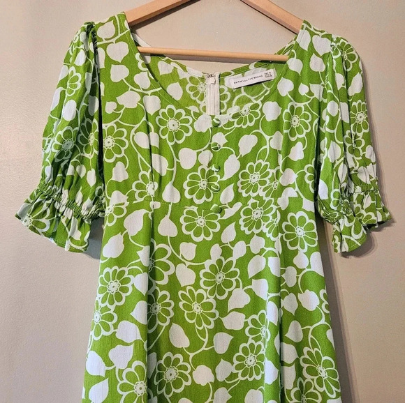 Faithfull The Brand La Barben Mini Dress Cleo Floral Print Women's Size Medium. - Picture 8 of 16